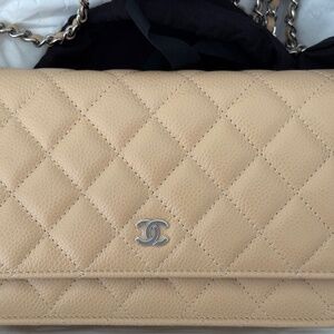 Chanel Clutch Crossbody by Virginia Viard- Neutral Beige- Pristine Condition